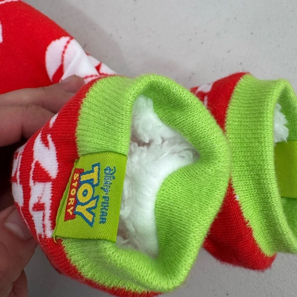 Disney Pixar Toy Story Pizza Planet Cozy Slipper Socks NEW
